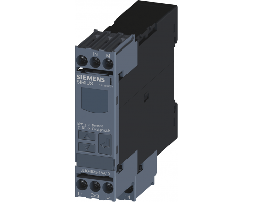 Siemens 3UG4832-1AA40 Цифровое реле контроля напряжения для io-link с диапазоном 10–600 В и гистерезисом 0,1–300 В Siemens 3UG4832-1AA40 Цифровое реле контроля напряжения для io-link с диапазоном 10–600 В и гистерезисом 0,1–300 В