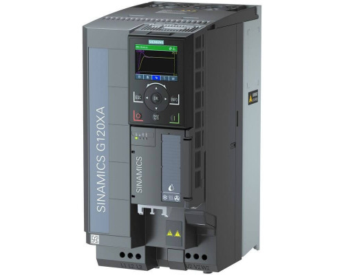 Siemens 6SL3220-3YD26-0CF0 Привод SINAMICS G120XA, 11 кВт, 380 В, фильтр класса A, PROFINET, расширяемость, IP20 Siemens 6SL3220-3YD26-0CF0 Привод SINAMICS G120XA, 11 кВт, 380 В, фильтр класса A, PROFINET, расширяемость, IP20