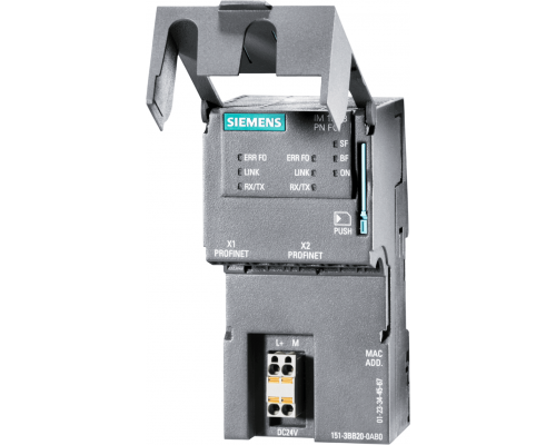 Siemens 6ES7151-3BB23-0AB0 Интерфейсный модуль Simatic DP IM 151-3 PN FO с двумя интерфейсами PROFINET FO Siemens 6ES7151-3BB23-0AB0 Интерфейсный модуль Simatic DP IM 151-3 PN FO с двумя интерфейсами PROFINET FO