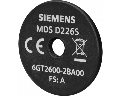 Siemens 6GT2600-2BA00 Транспондер MDS D226S, 30x3.2 мм, ISO 15693, 13.56 МГц, память 316 байт, -40 до +90 °C Siemens 6GT2600-2BA00 Транспондер MDS D226S, 30x3.2 мм, ISO 15693, 13.56 МГц, память 316 байт, -40 до +90 °C