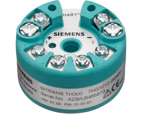 Siemens 7NG3212-0.... Температурный преобразователь, 4-20 мА, HART, программируемый, тип B (DIN 43729) Siemens 7NG3212-0.... Температурный преобразователь, 4-20 мА, HART, программируемый, тип B (DIN 43729)