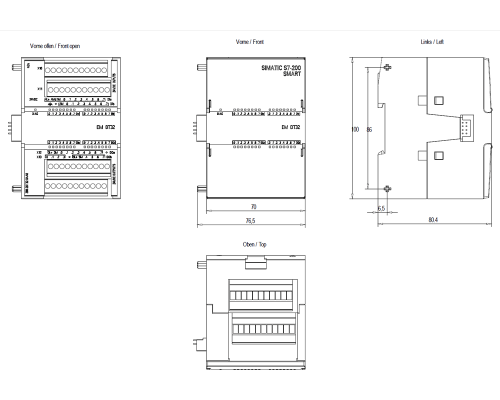Siemens 6ES7288-2DT32-0AA0 Модуль ввода-вывода Digital I/O SM DT32, 16DI/16DO, 16DI 24V DC, Sink/Source, 16DO, Transistor 0.75A Siemens 6ES7288-2DT32-0AA0 Модуль ввода-вывода Digital I/O SM DT32, 16DI/16DO, 16DI 24V DC, Sink/Source, 16DO, Transistor 0.75A