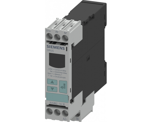 Siemens 3UG4622-1AW30 Электронное реле контроля тока, 22.5 mm, 0,05..10 A AC/DC, защита от перегрузки Siemens 3UG4622-1AW30 Электронное реле контроля тока, 22.5 mm, 0,05..10 A AC/DC, защита от перегрузки