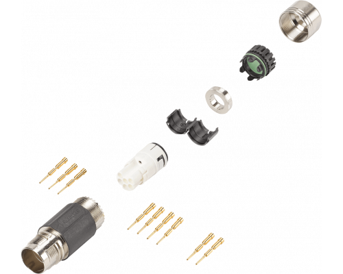 Siemens 6FX2003-0LA50 Штекер силовой 7-позиционный, быстродействующий, размер 1,5, с наружной резьбой Siemens 6FX2003-0LA50 Штекер силовой 7-позиционный, быстродействующий, размер 1,5, с наружной резьбой