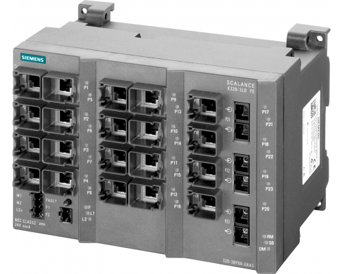 Siemens 6GK5320-3BF00-2AA3 Управляемый коммутатор с 20 портами RJ45, оптическими и мультимодными портами SC/SM Siemens 6GK5320-3BF00-2AA3 Управляемый коммутатор с 20 портами RJ45, оптическими и мультимодными портами SC/SM