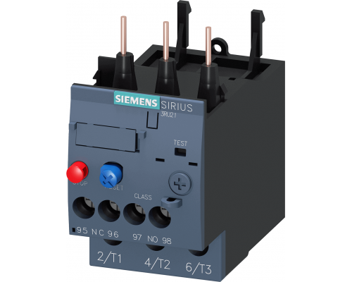 Siemens 3RU2126-4NB0 Реле перегрузки для электродвигателя, типоразмер S0, класс 10, 23-28 А Siemens 3RU2126-4NB0 Реле перегрузки для электродвигателя, типоразмер S0, класс 10, 23-28 А