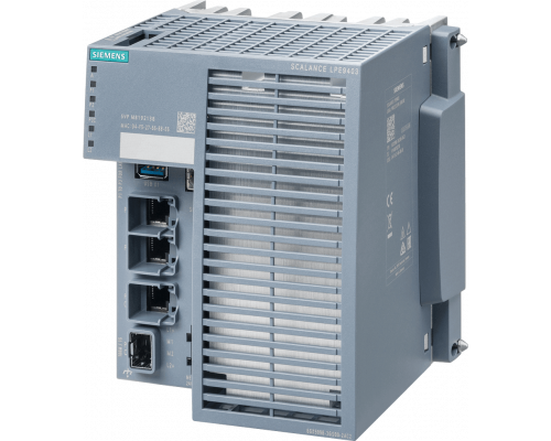 Siemens 6GK5998-3GS00-2AC2 Локальный процессор Scalance lpe9403, ЦП 64-бит ARMv8 (4-ядра), 4 ГБ RAM, 16 ГБ eMMC, Debian Linux, 3 RJ45, 1 SFP, USB 3.0 Siemens 6GK5998-3GS00-2AC2 Локальный процессор Scalance lpe9403, ЦП 64-бит ARMv8 (4-ядра), 4 ГБ RAM, 16 ГБ eMMC, Debian Linux, 3 RJ45, 1 SFP, USB 3.0