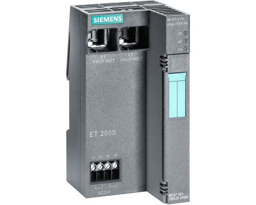 Siemens 6ES7151-3BA23-0AB0 Интерфейсный модуль Simatic DP IM 151-3 PN HF для ET200S, до 100 Мбит/с Siemens 6ES7151-3BA23-0AB0 Интерфейсный модуль Simatic DP IM 151-3 PN HF для ET200S, до 100 Мбит/с