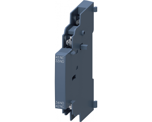 Siemens 3RV2901-4A Боковой блок-контакт 1но+1нз, клеммы под кольцевые кабельные наконечники Siemens 3RV2901-4A Боковой блок-контакт 1но+1нз, клеммы под кольцевые кабельные наконечники