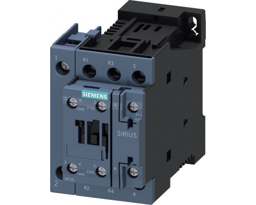 Siemens 3RT2526-1BJ80 Контактор 4-х позиционный, 2но+2нз, 11 кВт/7.5 кВт/400 В, 40A/35A, 72 В DC, S0 Siemens 3RT2526-1BJ80 Контактор 4-х позиционный, 2но+2нз, 11 кВт/7.5 кВт/400 В, 40A/35A, 72 В DC, S0