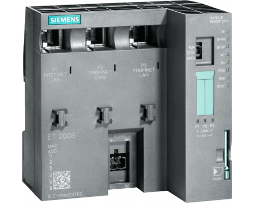Siemens 6AG1151-8AB01-7AB0 Процессорный модуль Siplus ET200S IM 151-8 PN/DP CPU с расширенным диапазоном температур Siemens 6AG1151-8AB01-7AB0 Процессорный модуль Siplus ET200S IM 151-8 PN/DP CPU с расширенным диапазоном температур