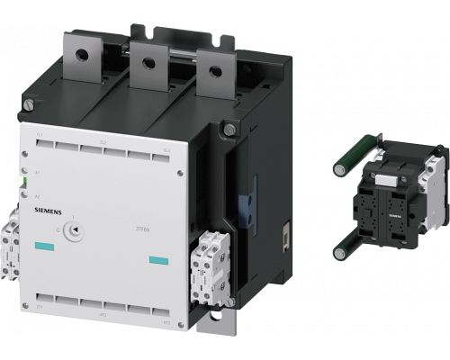 Siemens 3TF6933-1QL7 Контактор, 3 полюса, AC-3 450 кВт, 400/380 В (690 В), Hilfsschalter 33 (3но+3нз) Siemens 3TF6933-1QL7 Контактор, 3 полюса, AC-3 450 кВт, 400/380 В (690 В), Hilfsschalter 33 (3но+3нз)