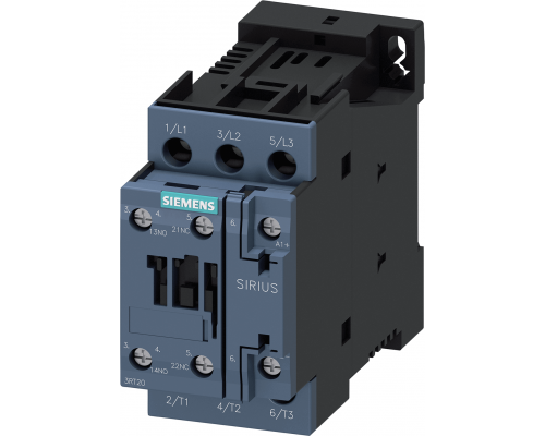 Siemens 3RT2026-1NB30 Контактор, 3 полюса, AC-3, 11 кВт/400 В, с блоком контактов 1 НО + 1 НЗ, для сетей 40-60 Гц/DC actuat. Siemens 3RT2026-1NB30 Контактор, 3 полюса, AC-3, 11 кВт/400 В, с блоком контактов 1 НО + 1 НЗ, для сетей 40-60 Гц/DC actuat.
