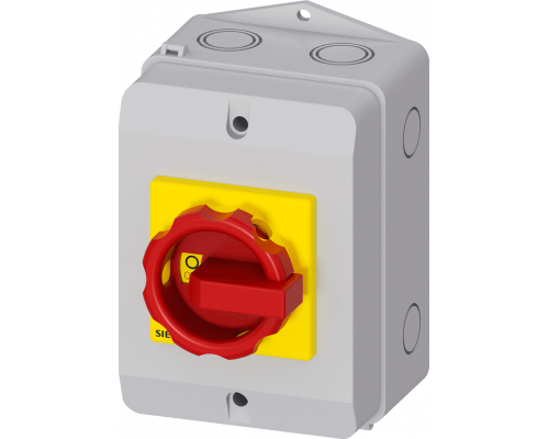 Siemens 3LD2264-1TC53 Аварийный главный выключатель 4-полюсный, iu=32, p/ac-23a, IP65, с поворотной рукояткой Siemens 3LD2264-1TC53 Аварийный главный выключатель 4-полюсный, iu=32, p/ac-23a, IP65, с поворотной рукояткой