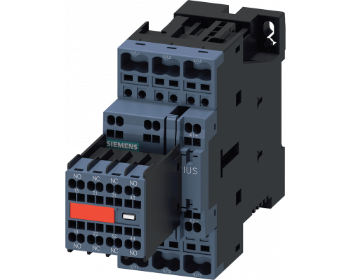Siemens 3RT2023-2BB44-3MA0 Контактор, 3 полюса, AC-3, 4 кВт/400 В, с блоком контактов 2NO+2NC, 24 В DC, S0 Siemens 3RT2023-2BB44-3MA0 Контактор, 3 полюса, AC-3, 4 кВт/400 В, с блоком контактов 2NO+2NC, 24 В DC, S0