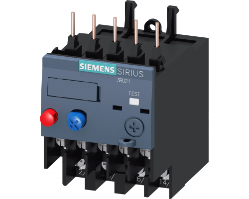 Siemens 3RU2116-1JJ0 Реле перегрузки для электродвигателя, номинальный ток 7.0...10 А, типоразмер S00, класс 10 Siemens 3RU2116-1JJ0 Реле перегрузки для электродвигателя, номинальный ток 7.0...10 А, типоразмер S00, класс 10