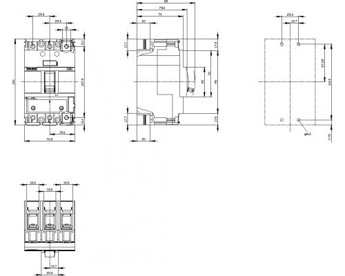 Siemens 3VA1163-4EF36-0CH0 Выключатель в литом корпусе 3va1 iec типоразмер 160 класс откл. способности s icu=36ka @ 415 в 3-полюс. Siemens 3VA1163-4EF36-0CH0 Выключатель в литом корпусе 3va1 iec типоразмер 160 класс откл. способности s icu=36ka @ 415 в 3-полюс.