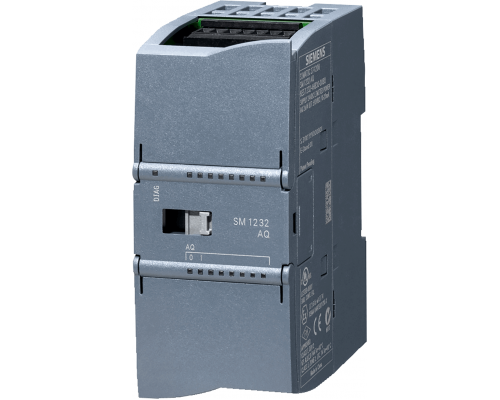 Siemens 6ES7232-4HD32-0XB0 Модуль аналогового вывода Simatic S7-1200, 4 канала, +/-10В/0-20мА, разрешение 14/13 бит Siemens 6ES7232-4HD32-0XB0 Модуль аналогового вывода Simatic S7-1200, 4 канала, +/-10В/0-20мА, разрешение 14/13 бит