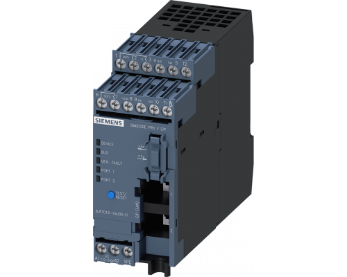 Siemens 3UF7013-1AU00-0 Базовый модуль Simocode Pro V-EIP с поддержкой Ethernet/IP и резервирования DLR Siemens 3UF7013-1AU00-0 Базовый модуль Simocode Pro V-EIP с поддержкой Ethernet/IP и резервирования DLR