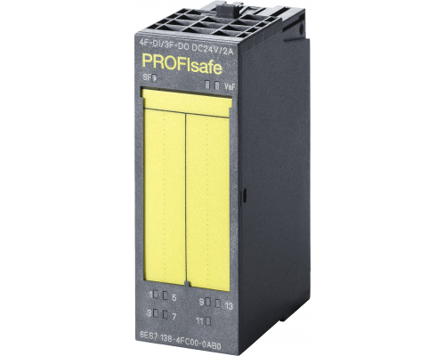 Siemens 6ES7138-4FC01-0AB0 Электронный модуль повышенной безопасности Simatic DP для ET200S, 4 f-di/3 f-do Siemens 6ES7138-4FC01-0AB0 Электронный модуль повышенной безопасности Simatic DP для ET200S, 4 f-di/3 f-do