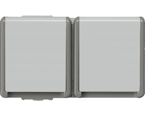 Siemens 5UB4722 Розетка двойная Schuko с крышками, 10A DC/16A AC, 250В, IP44 Siemens 5UB4722 Розетка двойная Schuko с крышками, 10A DC/16A AC, 250В, IP44