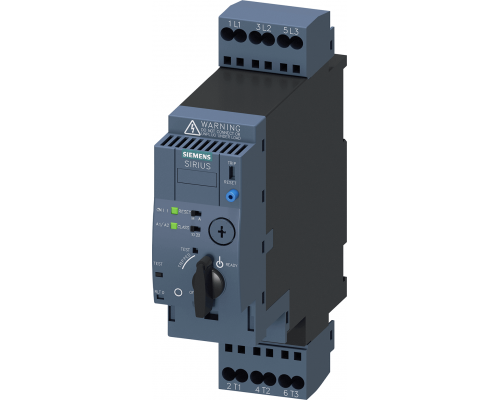 Siemens 3RA6120-2DB34 Пускатель для прямого пуска, Ui 690B, 24B AC/DC, 3-12A, IP20 Siemens 3RA6120-2DB34 Пускатель для прямого пуска, Ui 690B, 24B AC/DC, 3-12A, IP20