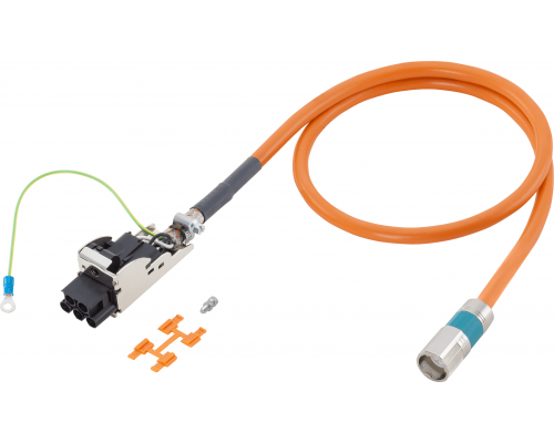 Siemens 6FX8002-5DS01-1CA0 Силовой кабель с разъемами (1FT/1FK для SINAMICS) 4x1,5+(2x1,5)C Siemens 6FX8002-5DS01-1CA0 Силовой кабель с разъемами (1FT/1FK для SINAMICS) 4x1,5+(2x1,5)C