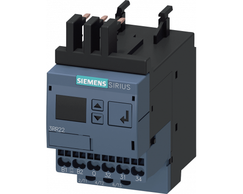 Siemens 3RR2241-2FA30 Реле контроля 3rr, для контактора 3rt2, S00, цифровая настройка, контроль тока 1.6-16A Siemens 3RR2241-2FA30 Реле контроля 3rr, для контактора 3rt2, S00, цифровая настройка, контроль тока 1.6-16A