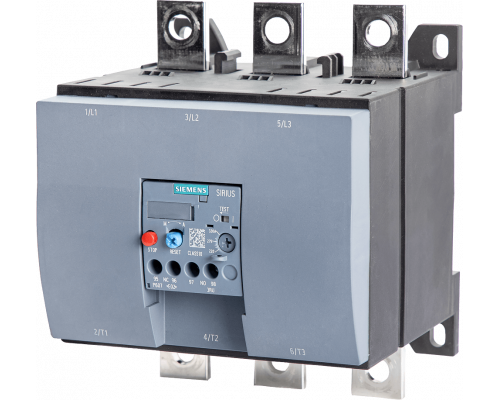 Siemens 3RU5166-5GB1 Реле перегрузки CT 220 - 320 А, размер S10, класс 10 для защиты двигателя, односторонний монтаж Siemens 3RU5166-5GB1 Реле перегрузки CT 220 - 320 А, размер S10, класс 10 для защиты двигателя, односторонний монтаж