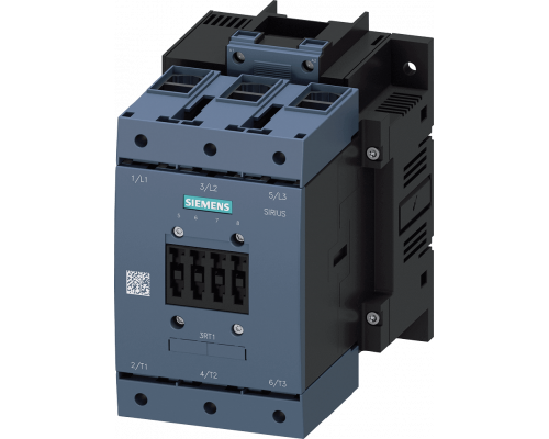Siemens 3RT1054-1AP30 Силовой контактор, AC-3 115 А, 55 кВт/400 В, UC 200–220 В, 3-полюсн. Siemens 3RT1054-1AP30 Силовой контактор, AC-3 115 А, 55 кВт/400 В, UC 200–220 В, 3-полюсн.