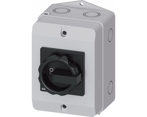 Siemens 3LD2164-0TB51 Главный выключатель 3 полюса, IU=25, P/AC-23A, 400V=9,5kW, IP65 Siemens 3LD2164-0TB51 Главный выключатель 3 полюса, IU=25, P/AC-23A, 400V=9,5kW, IP65