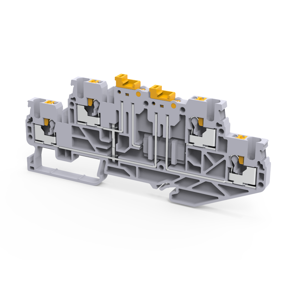 KEAZ Клемма 2х-ярусная push-in OptiClip CPDLK-2,5-2L-MT-N-I-S-серый KEAZ Клемма 2х-ярусная push-in OptiClip CPDLK-2,5-2L-MT-N-I-S-серый