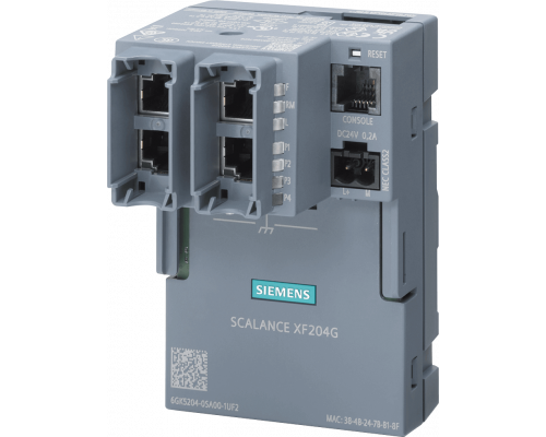 Siemens 6GK5204-0GA00-1UF2 Управляемый коммутатор доступа Layer 2 IE SCALANCE XF204G (4x10/100/1000 Mbps, RJ45, порт консоли, диапазон температур 0...+60 °C) Siemens 6GK5204-0GA00-1UF2 Управляемый коммутатор доступа Layer 2 IE SCALANCE XF204G (4x10/100/1000 Mbps, RJ45, порт консоли, диапазон температур 0...+60 °C)