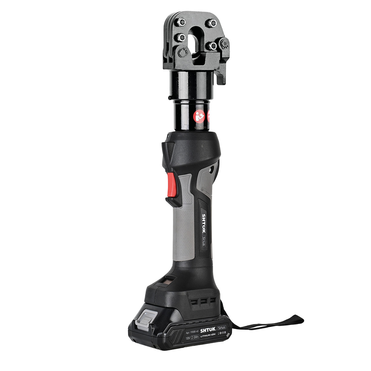 KEAZ Ножницы аккумуляторные электрогидравлические, кейс, 50kN, 18V/2.0Ah, Li-ion, Cu, Al, СИП, ACSR, SL-20C, серия SIRIUS, SHTOK. 19200 KEAZ Ножницы аккумуляторные электрогидравлические, кейс, 50kN, 18V/2.0Ah, Li-ion, Cu, Al, СИП, ACSR, SL-20C, серия SIRIUS, SHTOK. 19200