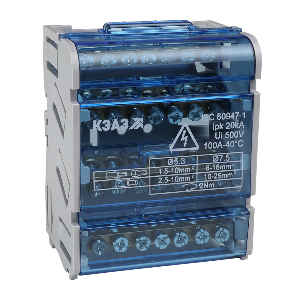 KEAZ Шина N нулевая на DIN-рейку в корпусе-4х7групп-КЭАЗ KEAZ Шина N нулевая на DIN-рейку в корпусе-4х7групп-КЭАЗ