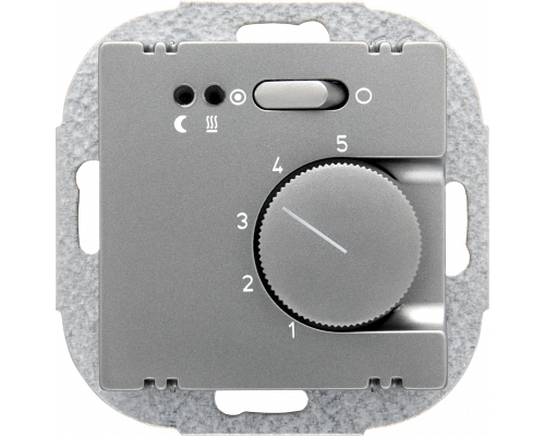 Siemens 5TC9774-5AM00 Терморегулятор для помещений и теплого пола с алюминиевой отделкой Siemens 5TC9774-5AM00 Терморегулятор для помещений и теплого пола с алюминиевой отделкой