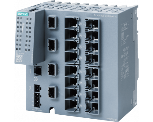 Siemens 6GK5216-4GS00-2TC2 Управляемый коммутатор SCALANCE XC216-4C С (Е / IP) для промышленной сети Siemens 6GK5216-4GS00-2TC2 Управляемый коммутатор SCALANCE XC216-4C С (Е / IP) для промышленной сети