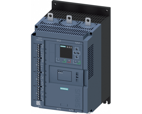 Siemens 3RW5536-6HA14 Устройство плавного пуска с номинальным рабочим напряжением 200-480 В и током до 171 А (Class 10 E) Siemens 3RW5536-6HA14 Устройство плавного пуска с номинальным рабочим напряжением 200-480 В и током до 171 А (Class 10 E)