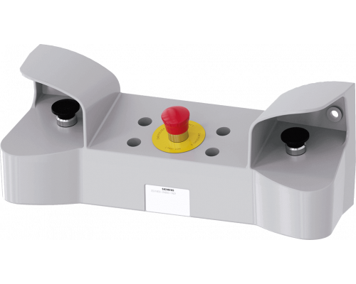 Siemens 3SU1853-3NB00-1AD1 Пост управления двуручный, 22mm, металлический корпус, 3 командные точки и 1 аварийный стоп Siemens 3SU1853-3NB00-1AD1 Пост управления двуручный, 22mm, металлический корпус, 3 командные точки и 1 аварийный стоп