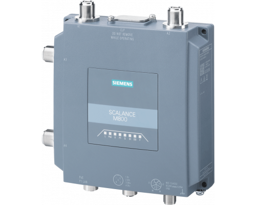 Siemens 6GK5856-2EA00-3FA1 Маршрутизатор 5G SCALANCE MUM856-1 (CN), IP65, для беспроводной IP-связи Ethernet-приложений по сетям 3/4/5G и VPN, Firewall, NAT, IPv6 Siemens 6GK5856-2EA00-3FA1 Маршрутизатор 5G SCALANCE MUM856-1 (CN), IP65, для беспроводной IP-связи Ethernet-приложений по сетям 3/4/5G и VPN, Firewall, NAT, IPv6
