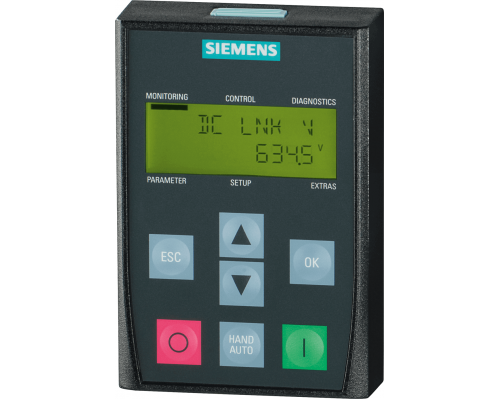 Siemens 6SL3255-0AA00-4CA1 Панель оператора для преобразователя частоты, стандартное устройство приводной техники Siemens 6SL3255-0AA00-4CA1 Панель оператора для преобразователя частоты, стандартное устройство приводной техники