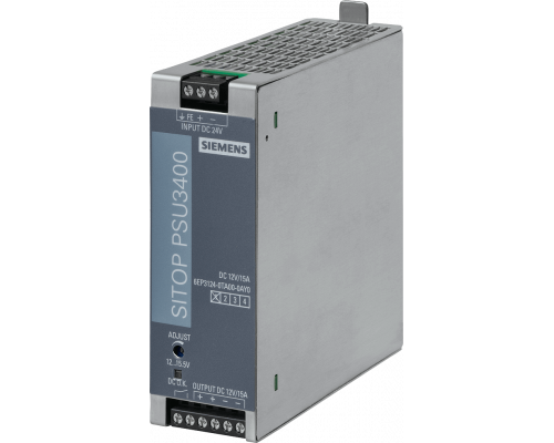 Siemens 6EP3124-0TA00-0AY0 Стабилизированный блок питания, 12 В / 15 А, вход 24 В (18...32 В) Siemens 6EP3124-0TA00-0AY0 Стабилизированный блок питания, 12 В / 15 А, вход 24 В (18...32 В)