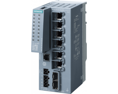 Siemens 6GK5206-2GS00-2FC2 Управляемый коммутатор Scalance xc206-2sfp g еес, 6x RJ45, 2x SFP, резервированное питание, -40°C до +70°C Siemens 6GK5206-2GS00-2FC2 Управляемый коммутатор Scalance xc206-2sfp g еес, 6x RJ45, 2x SFP, резервированное питание, -40°C до +70°C