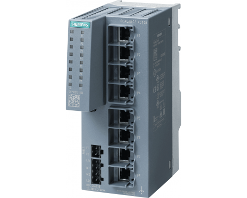Siemens 6GK5108-0BA00-2AC2 Промышленный коммутатор, 8 портов RJ45, 10/100 Мбит/с, светодиодная индикация, резервное питание 24В Siemens 6GK5108-0BA00-2AC2 Промышленный коммутатор, 8 портов RJ45, 10/100 Мбит/с, светодиодная индикация, резервное питание 24В
