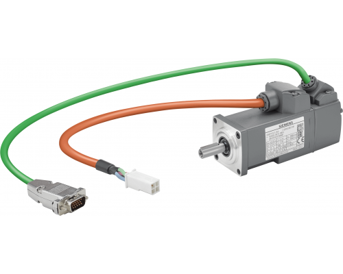 Siemens 1FL6024-2AF21-1LH1 Электродвигатель, 230 В, мощность 0,1 кВт, скорость 3000 об/мин, момент 0,32 Нм, вал D20x20 мм, датчик 20-бит, IP65 Siemens 1FL6024-2AF21-1LH1 Электродвигатель, 230 В, мощность 0,1 кВт, скорость 3000 об/мин, момент 0,32 Нм, вал D20x20 мм, датчик 20-бит, IP65