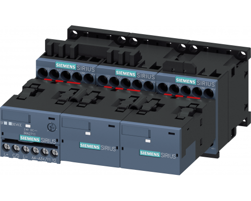 Siemens 3RA2417-8XE31-1BB4 Электродвигатель, 11 кВт, 400 В, схема «звезда-треугольник», i/o-link, AC3, S00 Siemens 3RA2417-8XE31-1BB4 Электродвигатель, 11 кВт, 400 В, схема «звезда-треугольник», i/o-link, AC3, S00