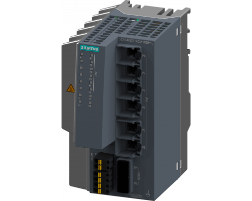 Siemens 6GK5108-2RS00-2FC2 Неуправляемый коммутатор Scalance XCH108POE (6x100/1000 Мбит/с RJ45, PoE, 2x100/1000 Мбит/с SFP) Siemens 6GK5108-2RS00-2FC2 Неуправляемый коммутатор Scalance XCH108POE (6x100/1000 Мбит/с RJ45, PoE, 2x100/1000 Мбит/с SFP)
