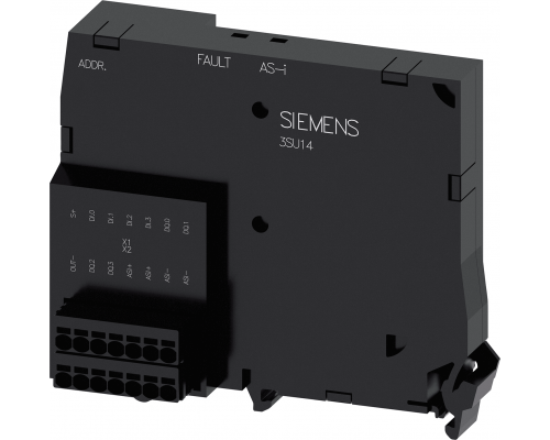 Siemens 3SU1400-1EK10-6AA0 Модуль As-interface с 4 входами и 4 выходами, чёрный, пружинные клеммы Siemens 3SU1400-1EK10-6AA0 Модуль As-interface с 4 входами и 4 выходами, чёрный, пружинные клеммы