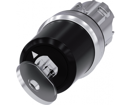 Siemens 3SU1050-5BF21-0AA0 Актуатор поворотного переключателя с ключом, 22мм, кругл., металл, SSG10, 2 положения Siemens 3SU1050-5BF21-0AA0 Актуатор поворотного переключателя с ключом, 22мм, кругл., металл, SSG10, 2 положения