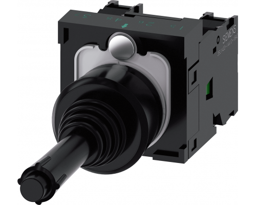 Siemens 3SU1100-7BC10-1NA0 Координатный соединитель, 22 мм, кругл., пластмасса, черный, 2 положения, с блокировкой Siemens 3SU1100-7BC10-1NA0 Координатный соединитель, 22 мм, кругл., пластмасса, черный, 2 положения, с блокировкой